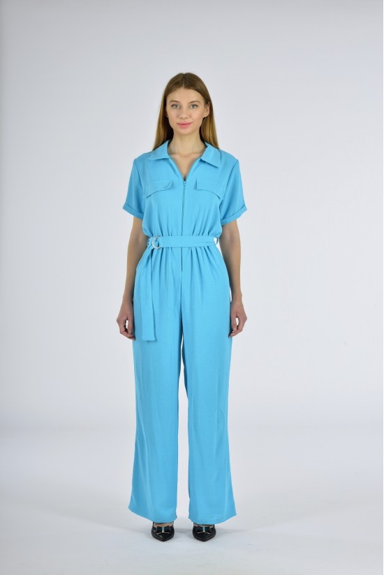 Μπλε Βαμβακερή Ολόσωμη Φόρμα