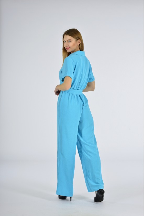 Μπλε Βαμβακερή Ολόσωμη Φόρμα