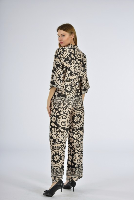 Εμπριμέ Σετ Πουκαμίσα Με Παντελόνα