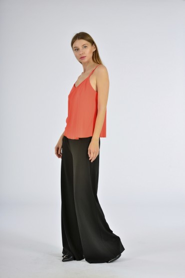 Πορτοκαλί Μπλούζα Τιραντάκι