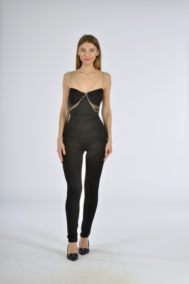 Μαύρη Ολόσωμη Φόρμα